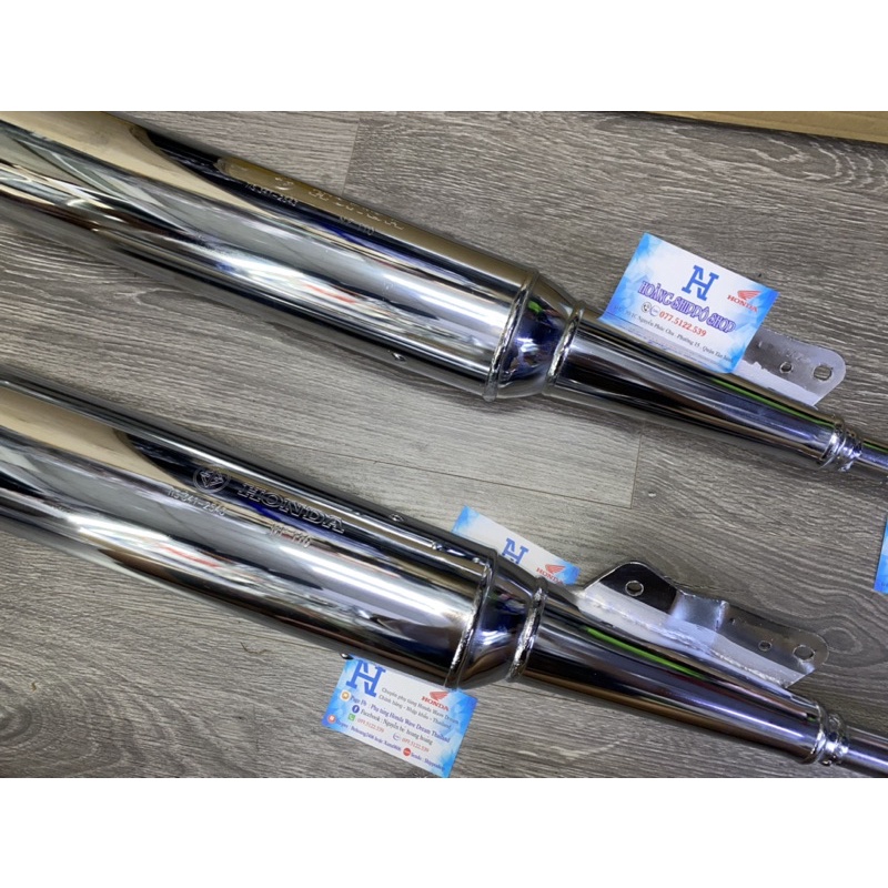 Pô wave 110 đít đen / đít xi chính hãng thái