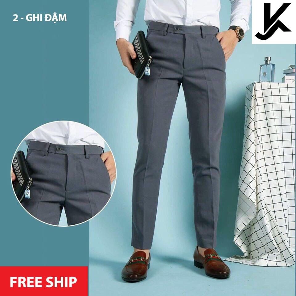 Quần âu nam tuyết mưa cao cấp co dãn 4 chiều quần tây nam đến mắt cá chân KJ | BigBuy360 - bigbuy360.vn