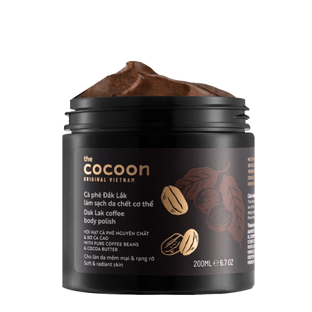 Tẩy da chết body Cocoon từ Cà phê Daklak 200ml