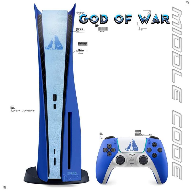 Middle cho máy PS5 mẫu mới nhất God of War Ragnarok