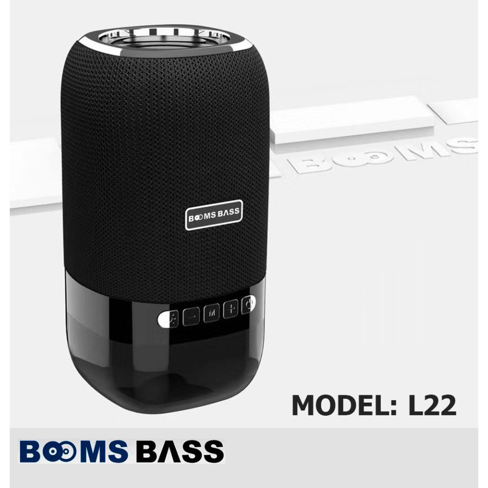 Loa Bluetooth Mini Không Dây Cao Cấp, Loa Boombass L22 Có Đèn Led - Bass Siêu Ấm - Hàng Cực Phẩm, Thiết kế nhỏ gọn/Max