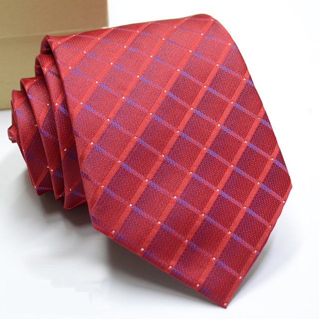 Cà Vạt 8CM Sọc Ca Rô Thời Trang Lịch Lãm Cho Nam