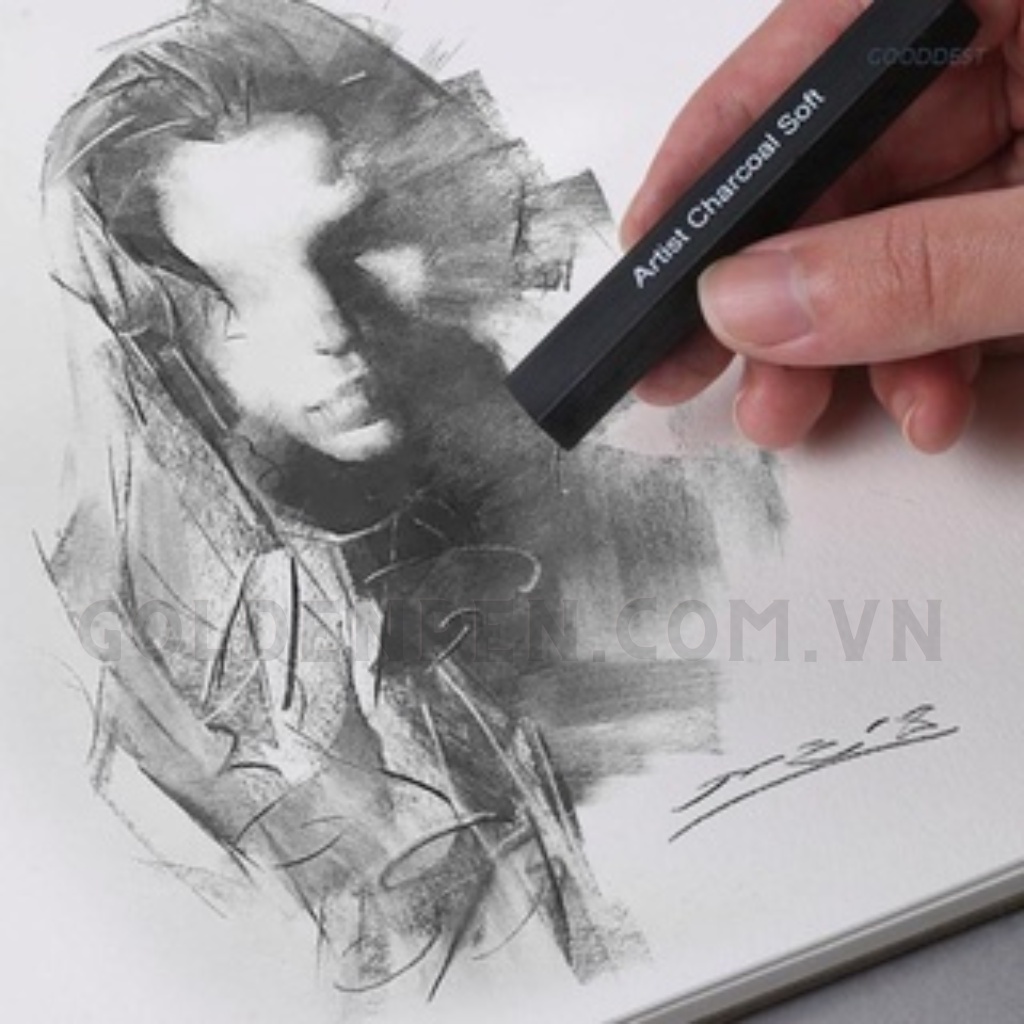 Chì Than Vẽ Ký Họa Koh-I-Noor 8971 HB/2B/4B/6B | Full Chì Không Gỗ | Vẽ Ký Họa Chuyên Nghiệp | Chì Tiệp Chất Lượng No.1|