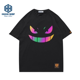 Áo Phản Quang Nam Nữ Gengar Cotton 75 Co Giãn 4 Chiều Ken T-Shirt.