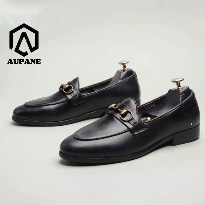 Giày lười nam cao cấp da thật bh 12 tháng kiểu dáng Horsebit Loafer  - Mã T06