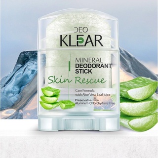 Lăn đá khoáng deo klear mineral deodorant stick thái lan 70gram.