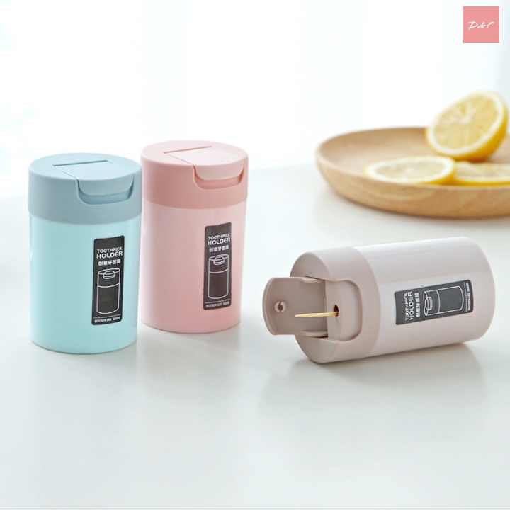 Hộp đựng tăm lúa mạch nắp bập - Hộp đựng tăm gấu dễ thương