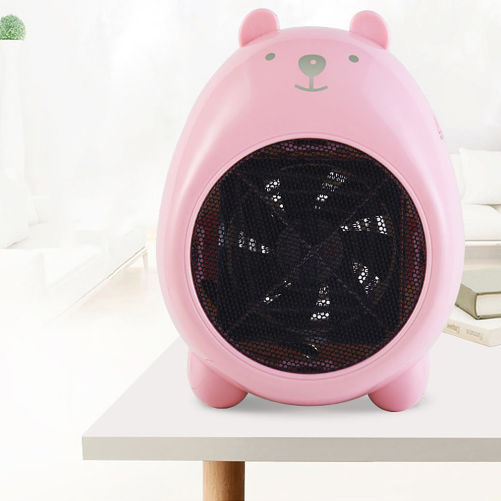 💖𝑭𝑹𝑬𝑬 𝑺𝑯𝑰𝑷💖Quạt sưởi mini đa năng hình thú 600W - Máy sưởi mini để bàn