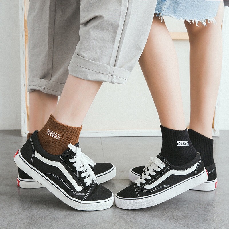 Giày Vans thể thao nam nữ - Giày Sneaker cao cấp full bill box màu đen kẻ trắng nhung nỉ đế đúc chắc chắn, sành điệu D14 | BigBuy360 - bigbuy360.vn