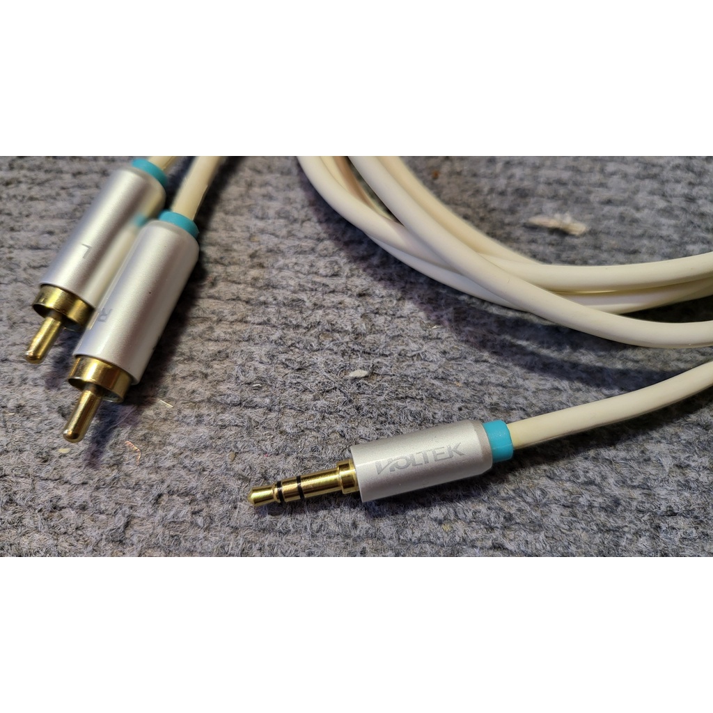 Dây 3.5 ra 2 AV cao cấp chính hãng Holtek đủ chiều dài 1.5m 2m 3m