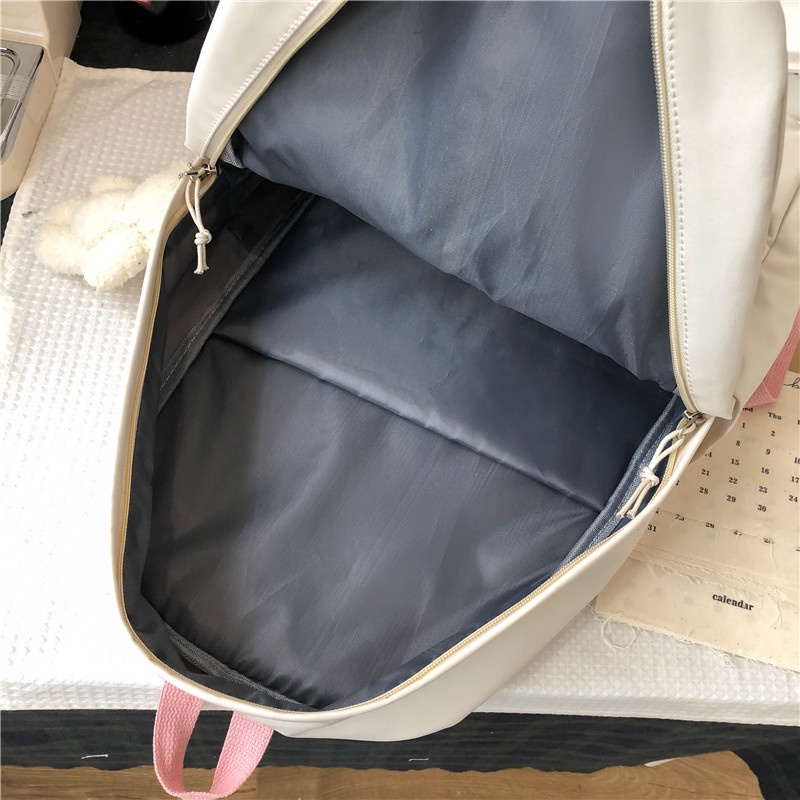 large capacity japanese korean women's school backpack for students/large school backpack/large capacity cat school backpack