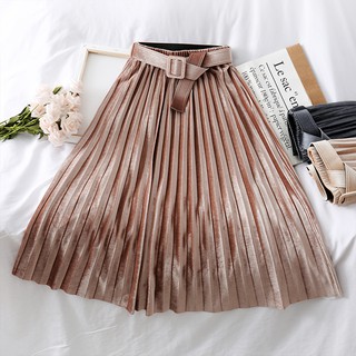 Chân váy Midi nhung kèm nịt