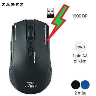Chuột không dây zadez m338- tặng kèm pin aa