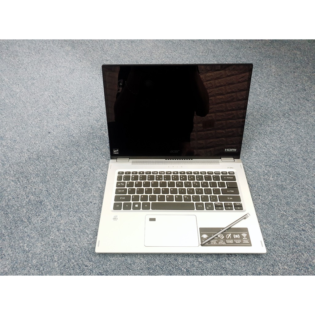 Laptop Acer Spin 3 2020 (SP314-54N) 2 in1 Kèm bút cảm ứng/ core i5 1035G1/ ram 8GB/ SSD 256GB | WebRaoVat - webraovat.net.vn