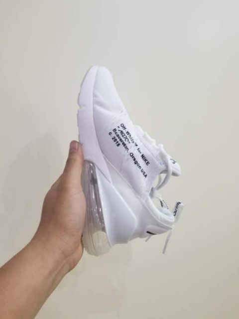 Giày Air Max 27C x Off White trắng