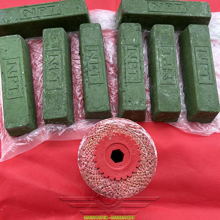 Lơ Sáp Xanh Đánh Bóng Inox Siêu Gương