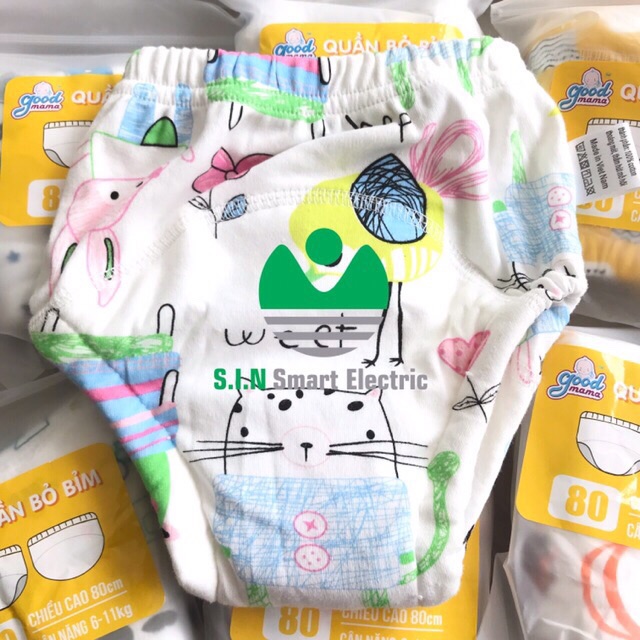 ROSMART- Quần Bỏ Bỉm 6 lớp Hàng Việt Nam Cao Cấp Goodmama Dành cho bé 6-17kg