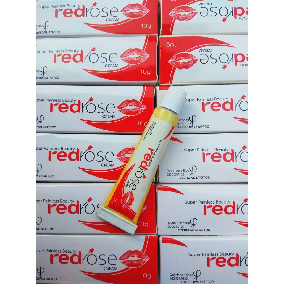 Tuýp Red Rose hỗ trợ Ủ Môi Mày Mi