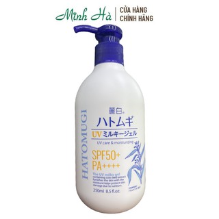 Sữa dưỡng thể Hatomugi UV Care & Moisturizing PFS50+ PA++++ chống nắng làm trắng da