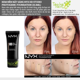 Kem Nền NYX HD Foundation - HDF (33ML)