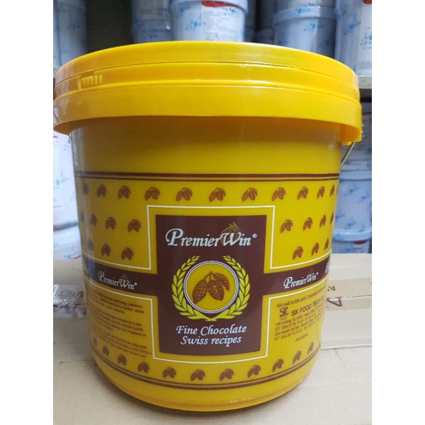 Socola sệt phủ bánh đen Premier hộp 5kg