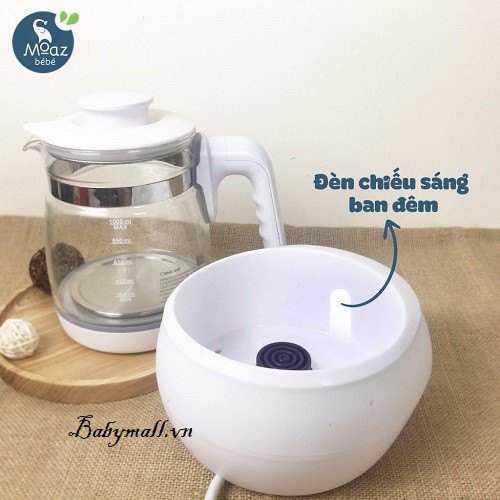 Máy đun nước pha sữa và giữ ấm chính hãng Moazbebe 1 đổi 1 MB002