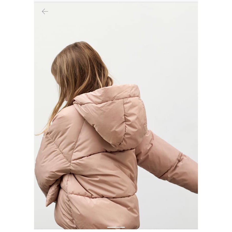 Aó Khoác Phao Kéo Khóa Lót Nỉ Bé Gái Zara Viet Nam Xuất Khẩu Dư Xịn size 6-11 tuổi Giao Màu Ngẫu Nhiên