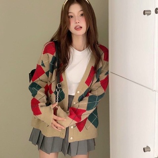 ÁO KHOÁC LEN CARO FORM RỘNG