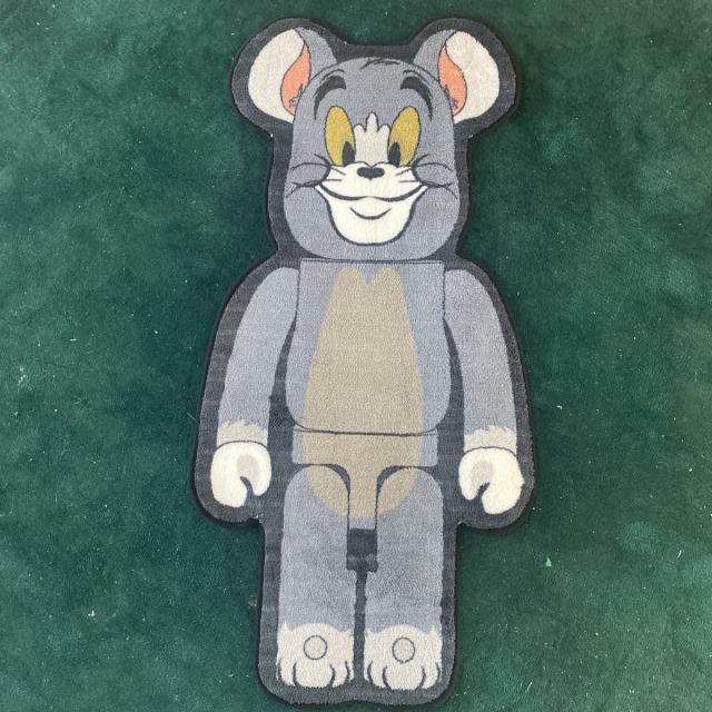 PVN51058 Thảm lau chân gấu bearbrick, thảm trang trí chân giường có đế chống trơn trượt Giá Rẻ