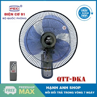 QUẠT TREO TƯỜNG ĐIỆN CƠ 91 QTT-ĐKA/ĐK
