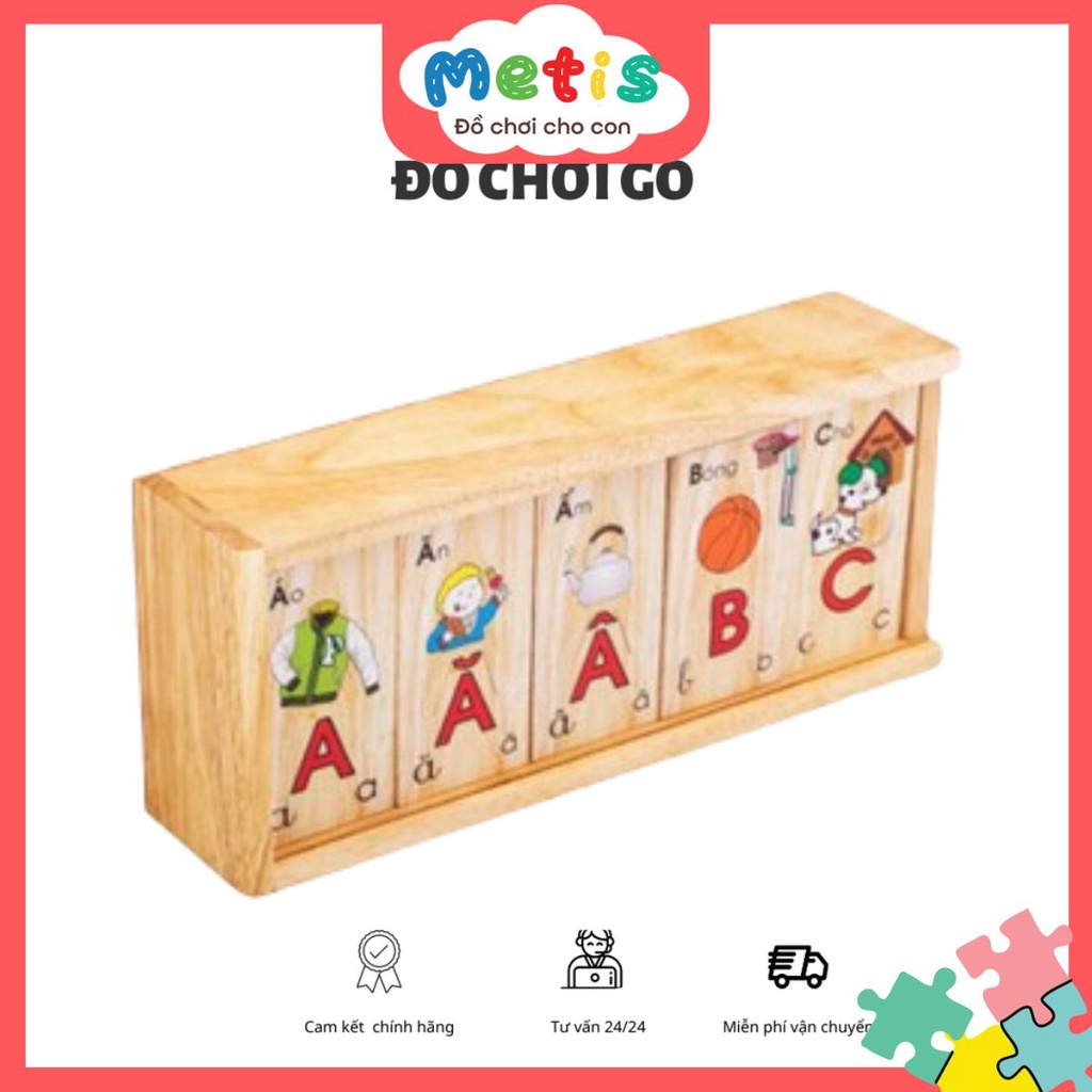 Bộ tìm chữ cái Tiếng Việt Winwintoys giúp bé nhận biết 29 chữ cái - Metis đồ chơi cho con