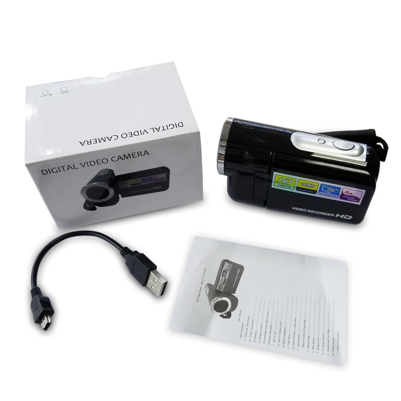 Máy quay phim kỹ thuật số 2 inch TFT 16 triệu Pixels zoom 4X kèm phụ | BigBuy360 - bigbuy360.vn