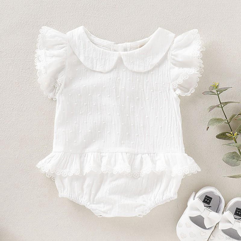 Set áo liền quần kèm băng đô xinh xắn dành cho bé gái