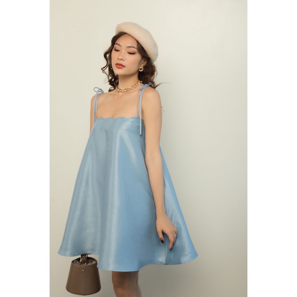 GOÛT DE JUN - Đầm babydoll xanh - LILAH DRESS