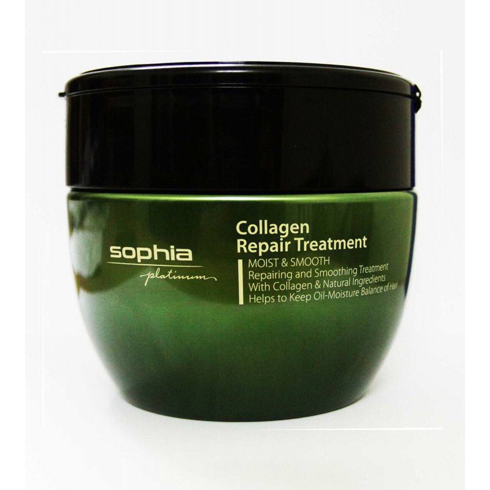 Hấp phục hồi Sophia Platinum Collagen Repair Treatment 450ml ( Made in KOREA)