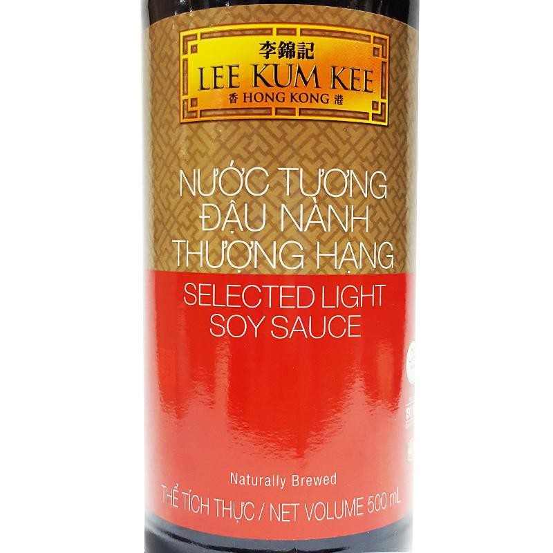 NƯỚC TƯƠNG ĐẬU NÀNH THƯỢNG HẠNG LEE KUM KEE 500ML - SELECTED LIGHT SOY SAUCE