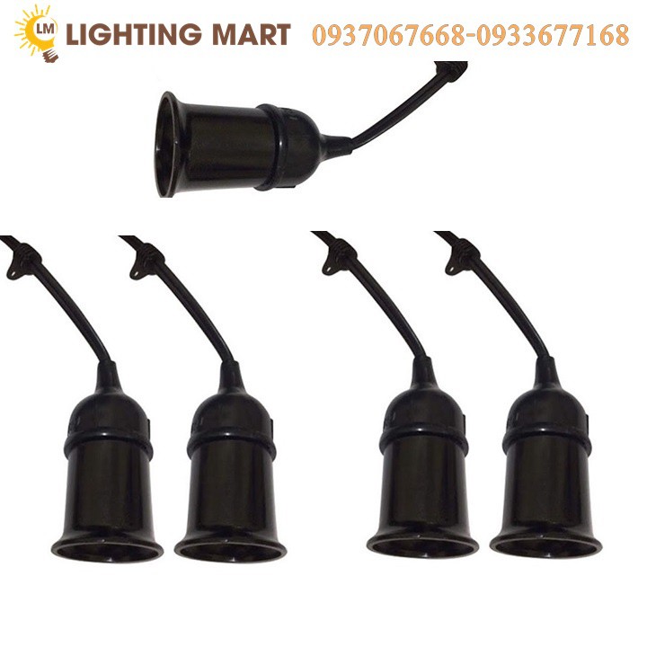 COMBO 05 ĐUI ĐÈN THẢ KÍN NƯỚC E27 CAO CẤP - ĐUI ĐÈN SỬ DỤNG CHO ĐÈN LED BÚP, ĐÈN LED U