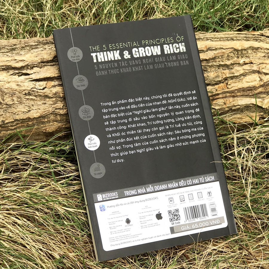 Sách -  Think & Grow Rich - 5 Nguyên Tắc Vàng Nghĩ Giàu Làm Giàu - Đánh Thức Khao Khát Làm Giàu Trong Bạn | BigBuy360 - bigbuy360.vn
