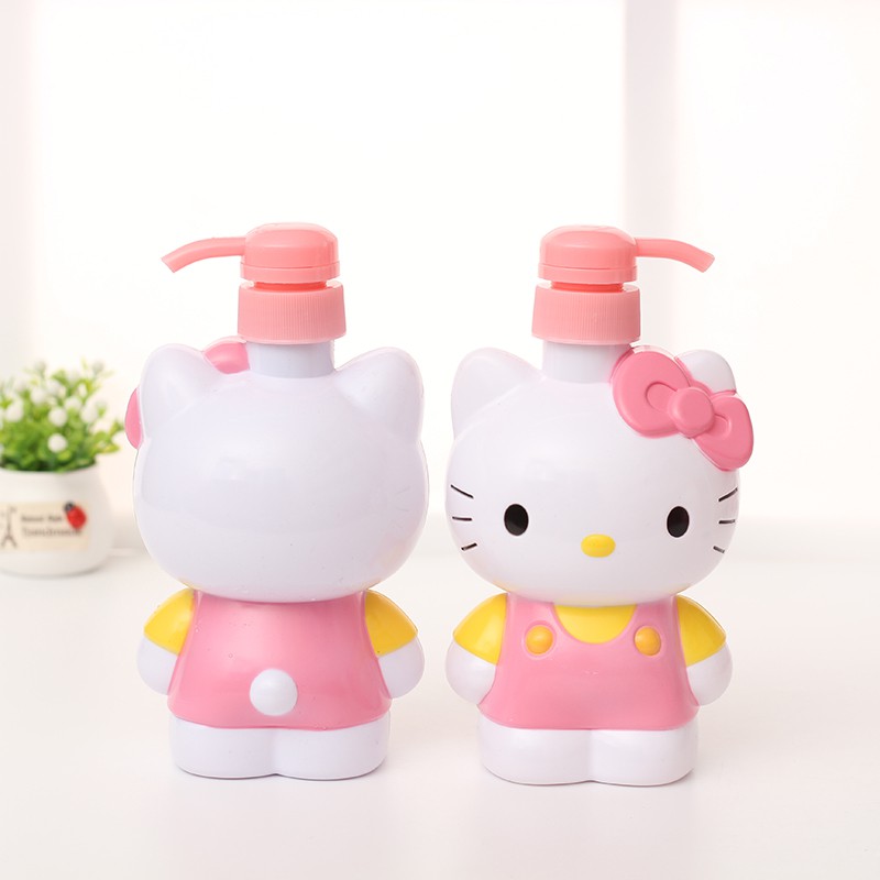 Bình chia dầu gội Hello Kitty, Doraemon KT117