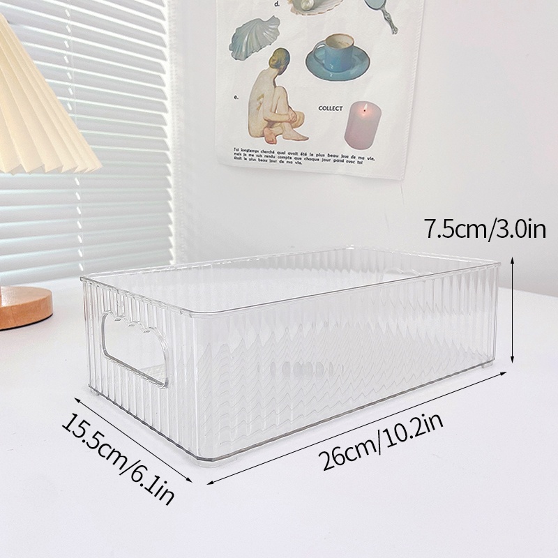 Giỏ Đựng Đồ Dùng Trong Suốt Đa Năng Tiện Dụng