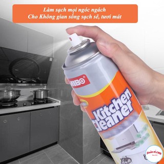 Combo 8 Bình Xịt Tẩy Đa Năng Kitchen Cleaner Tẩy Rửa Nhà Bếp Dạng Bọt 500ml 00238