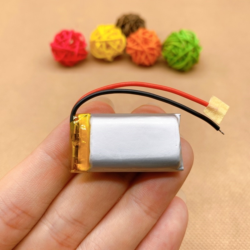 Pin Lithium Polymer 802030 3.7V 400mA có mạch bảo vệ pin kèm dây dẫn điện