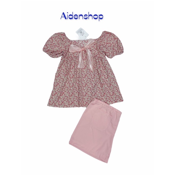 Bộ bầu thời trang bigsize mùa hè màu hồng hoa nhí chất mát đẹp hàng đẹp giá rẻ