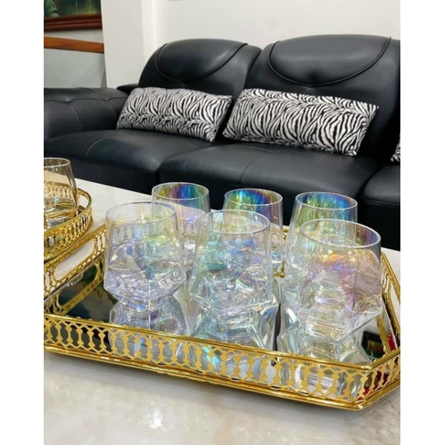 Cốc Thủy Tinh Nano Kim Cương Pha Lê Phong Cách Nhật Bản 3613