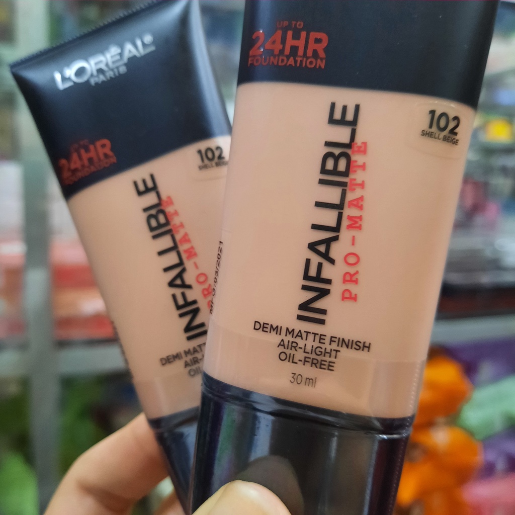 Kem Nền Trang Điểm Lâu Trôi L'Oreal Infallible Pro-Matte 30ml | BigBuy360 - bigbuy360.vn