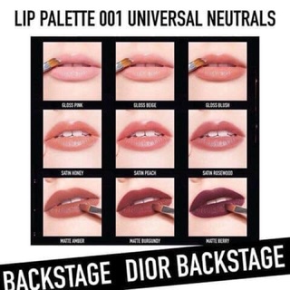 Bảng son D.i.o.r Backstage Palette 001