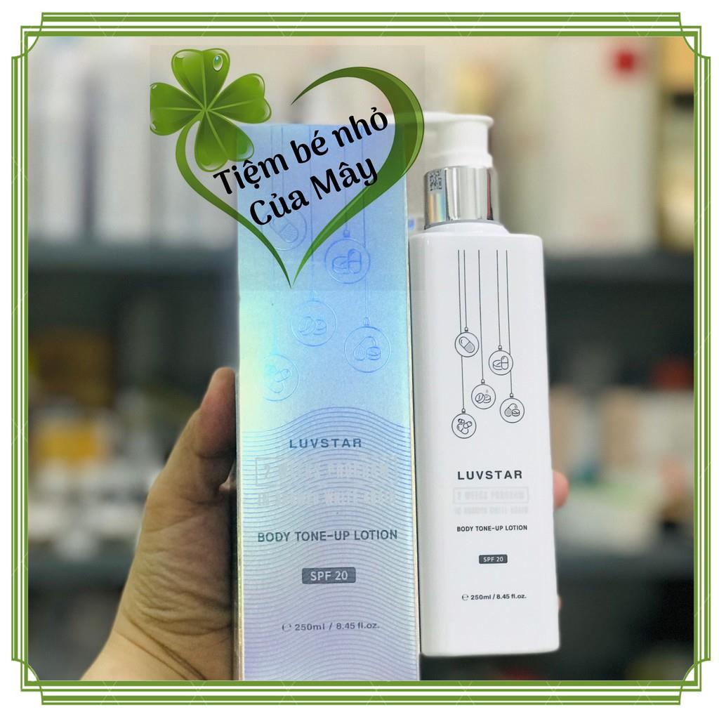DƯỠNG THỂ LUVSTAR IN SHOWER WHITE AGAIN BODY TONE-UP LOTION SPF 20.