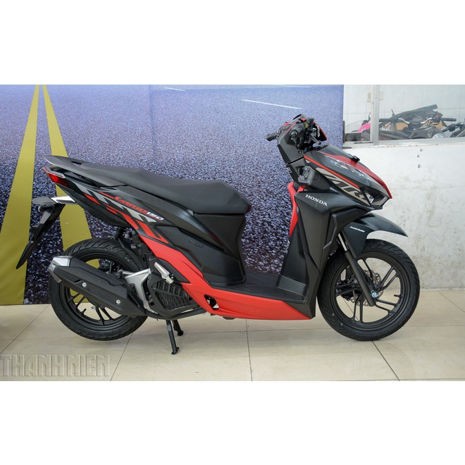 Tem rời in UV ép nhiệt dán xe Vario 2018 đen, mẫu 2020. Decal cao cấp không bay màu