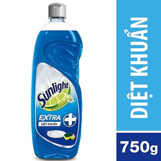 Nước rửa chén Sunlight Diệt Khuẩn chai 750g (MSP 21033576)