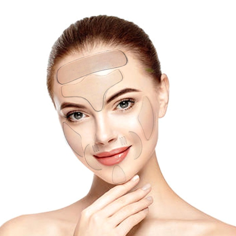 16 Miếng Dán Silicone Chống Nếp Nhăn Tái Sử Dụng Tiện Lợi